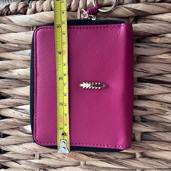 Thacker Ciara Compact Leather Zip Around Wallet - Picture 6 of 7